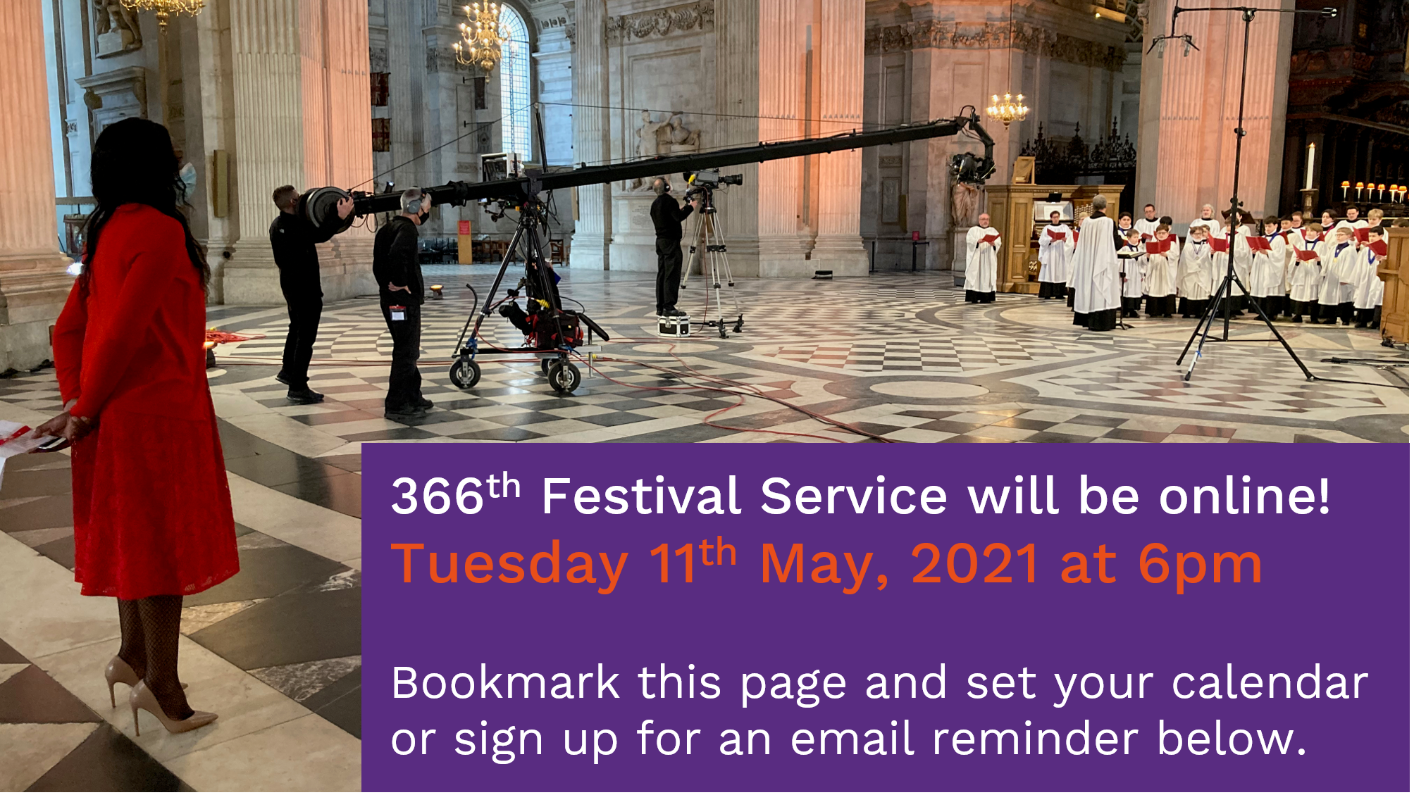 366th Festival Service will be online!