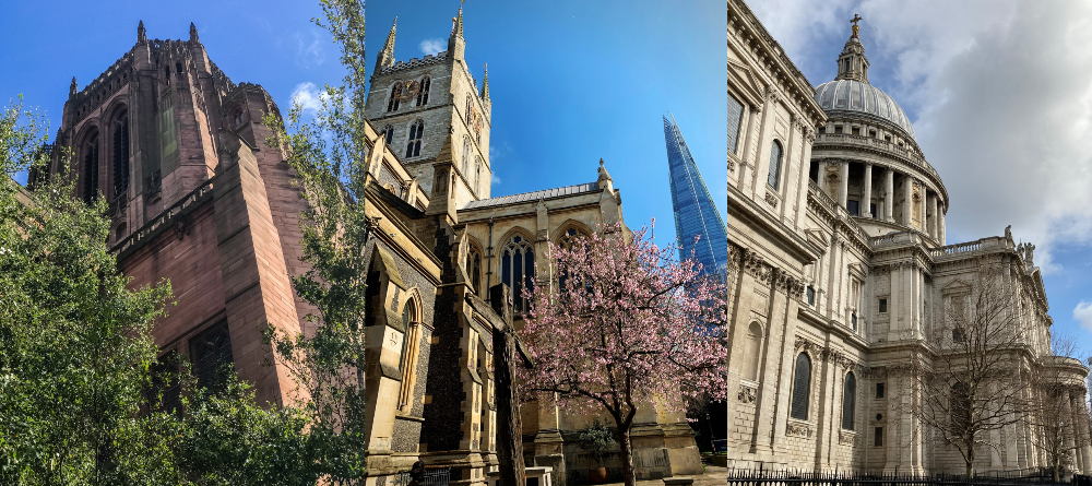 Liverpool, Southwark and St Paul's Cathedrals