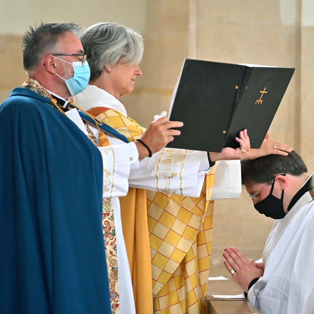 Ben being ordained