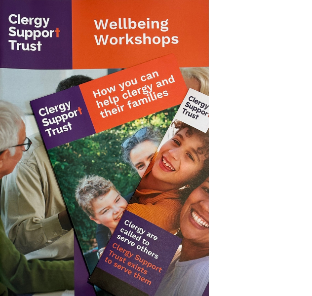 The front cover of our Wellbeing Workshops and Support Us booklets.
