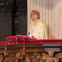 The Archbishop of Canterbury, Dame Sarah Mullally.